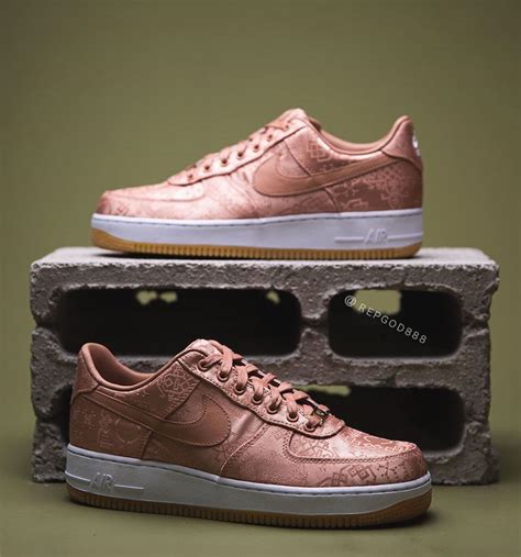 nike air force roze goud|clot x air force 1 rose gold.